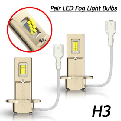 Headlight Kit H3 6000K White Fog Light Bulbs for MAZDA Protege5 2002-2003 - Image 1 of 4