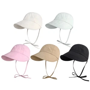 Cappello da Sole Donna Tesa Larga UPF 50+ Protezione UV Pieghevole Parasole Cappello Esterno - Foto 1 di 17