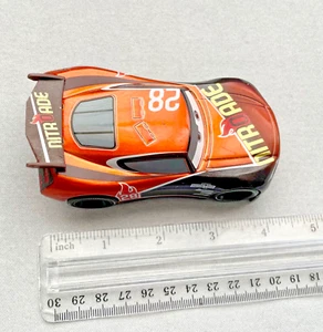 DISNEY PIXAR CARS NITROADE #28 TIM TREADLESS 4.25”  DIECAST METAL RACE CAR - Picture 1 of 7