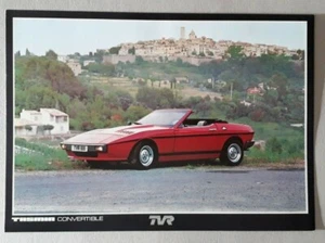 TVR Tasmin 2.8i V6 Convertible Leaflet / Brochure 1980 - Picture 1 of 2