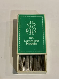 Lammertz Nadeln 854 S INDUSTRIAL SEWING MACHINE NEEDLES 8010 - Box 100* Vintage - Picture 1 of 11