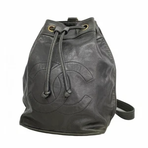 Borsa a tracolla CHANEL in pelle di agnello nera - Foto 1 di 14