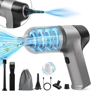 3-in-1 Akku-Handstaubsauger Auto mit silber-bürstenlosem Motor - Bild 1 von 7