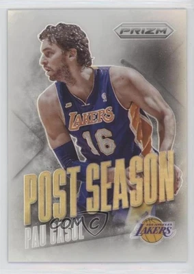 2013-14 Panini Prizm Post Season Silver Prizm Pau Gasol #3 HOF - Image 1 of 2