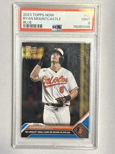 2023 Ryan Mountcastle Blue Parallel Topps Now PSA 9[#97][42/49][Orioles] - Picture 1 of 2