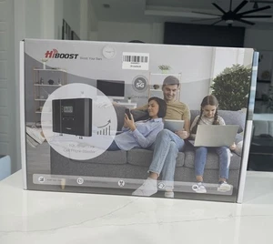 HiBoost Housse d'amplificateur de téléphone portable 6000 pieds carrés, signal Boost 5G 4G LTE pour tous les US C - Photo 1 sur 16