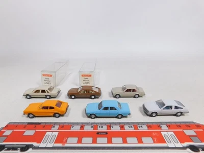 6x Wiking H0 1:87 Modelo: 082/083 Opel + Audi 100+ Ford Capri Top + 2x Caja # Foto 1 de 4