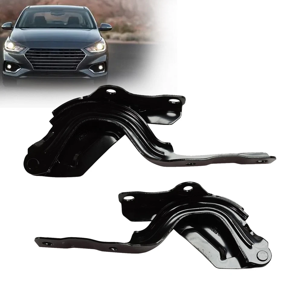 For 2018 2019 2020 2021 2022 Hyundai Accent Hood Hinge Driver & Passenger Side - Image 1 of 1