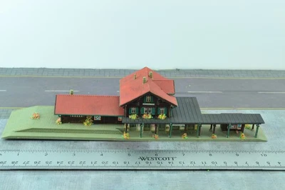 Kibri Alpine Train Station Building Built Up Kit Z Scale 1:220 (Z6300) - Image 1 of 4