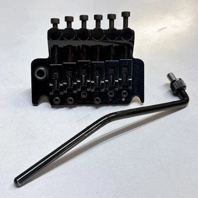 Rare pont original Floyd Rose noir fabriqué en Allemagne 32 gravé - Photo 1/4