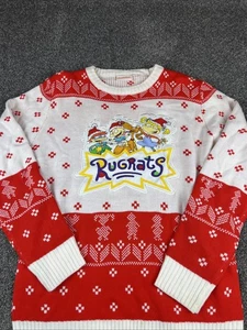 Rugrats Christmas Nickelodeon Holiday Ugly Herren Large Strickpullover - Bild 1 von 13