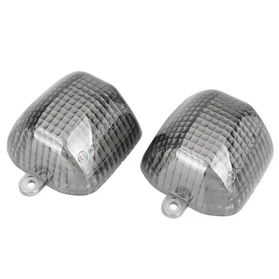 Fit Yamaha YZF R1 R6 FZ1 YZF600R Smoke Front Turn Signals Indicator Blinker Lens - Image 1 of 4
