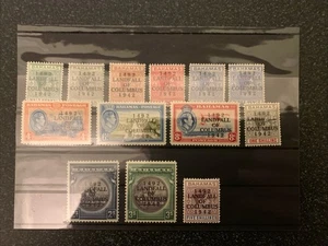 Bahamas 1942 KGVI Set To 5/- Fine Mint Hinged - Picture 1 of 1