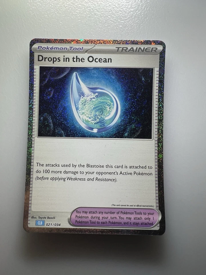 Drops in the Ocean CLB 021/034 Holo Classic Collection Trading Card Pokemon TCG - Image 1 of 4