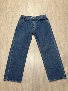 Vintage Levis 569 Jeans Herren 38x33 blau lose gerade Taschen Arbeit Skate 90er Y2K - Bild 1 von 10