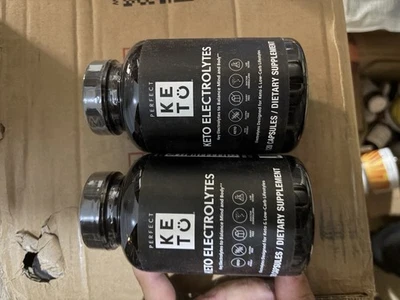 Lot of 2 Perfect Keto Electrolytes Supplement 120 Caps | Keto Low Carb Diet - Image 1 of 2