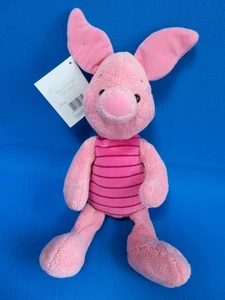 PIGLET 13" TALL FLOPPY PINK plush WINNIE the POOH soft toy DISNEY STORE VINTAGE - Picture 1 of 7