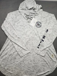 Pressbox T-Shirt Grigia Gonzaga Bulldogs Comoda Leggera con Cappuccio Donna Med - Foto 1 di 6