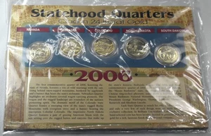 2006 Statehood Quarters in 24 Karat Gold Plated State Quarter set - Picture 1 of 2
