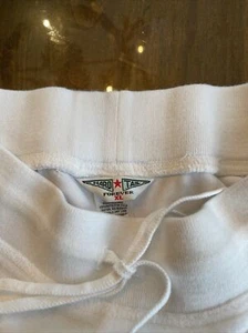 Hard Tail Girls Velour Shorts, Girls XL, White - Picture 1 of 3