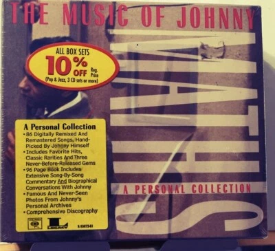 RARE 4CDs Box Set No Longer Made The Music Johnny Mathis 86 Songs 96 Pages Book - Image 1 of 2