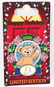 Prendedor comercial Aulani Resort & Spa 2020 de los parques de Disney oso duffy flores de hibisco - Imagen 1 de 2