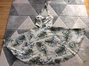Collectif Hibiscus Hawaii 1950's Full skirt dress Size XS 6-8 UK - Picture 1 of 7