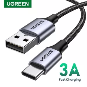 UGREEN USB Type C Cable 3A 18W QC Fast Charging USB-C Data Cord For iPad Samsung - Picture 1 of 10