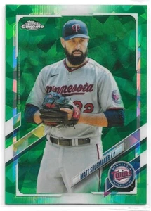 2021 Topps Chrome Update Series Sapphire Edition Green #US239 Matt Shoemaker /50 - Picture 1 of 1