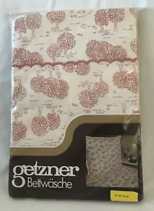 NEW Getzner Bed Linen Textil 100% Cotton Rose Pink Jasmine Single size bed - Picture 1 of 4