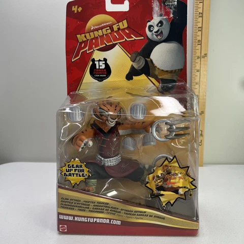 Kung Fu Panda Master Tigress Claw Attack Action Figure Mattel 2007 Dreamworks Cover