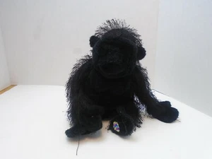 Gorilla Monkey Black Ganz Webkinz HM040 Stuffed Animal Plush Only No Code Toy - Picture 1 of 5