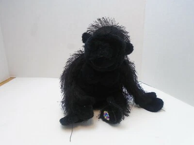 Gorilla Monkey Black Ganz Webkinz HM040 Stuffed Animal Plush Only No Code Toy - Image 1 of 4