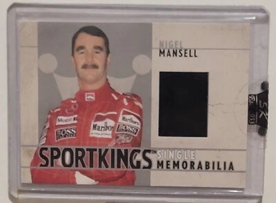 Nigel Mansell F1 2007 Sportkings A Silver Memorabilia Newman-Haas Wing SM-15 COA - Image 1 of 2