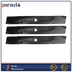 3 Lawn Mower Blades for John Deere X485 X495 X500 X520 X530 X534 X540 X575 X585 - Picture 1 of 8