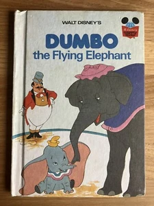 Disney's Wonderful World Of Reading Book - Dumbo The Flying Elephant 1978 - Picture 1 of 3