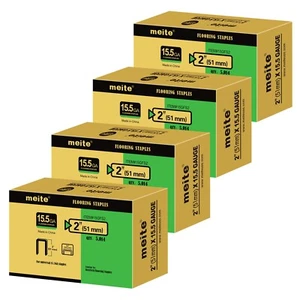 Grapas para pisos de madera dura calibre 15,5 galvanizadas de 1-1/2" a 2" patas 1.012-50.140 piezas - Imagen 1 de 78