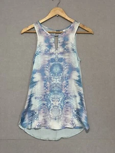 BNWT Forever New Pastel Snake Skin Print Top Size 4 RRP$39.99 - Picture 1 of 5