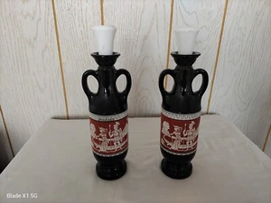 Vintage collectors edition 1958 Jim Beam Roman Design Porcelain Wisky Bottles - Picture 1 of 6