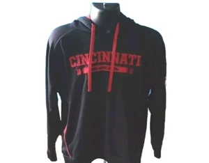 ProEdge University of Cincinnati Bearcats Spellout Black Hoodie Sweatshirt. XL - Picture 1 of 9