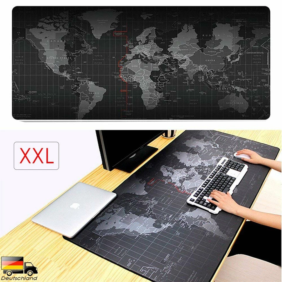 800x300mm Mauspad Mousepad Mausmatte Schreibtisch Reekin Burning Moon
