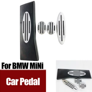 Stainless Steel Car Gas Brake Footrest Pad For BMW Mini Cooper R56 R60 F55 F56 - Picture 1 of 7