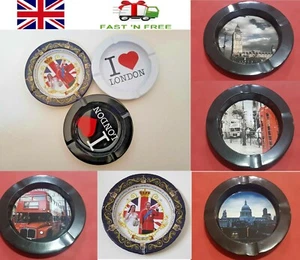 UK Ashtray GREAT DESIGNS Cigarette Smoking Novelty London Metal Britain ASH TRAY - Foto 1 di 14
