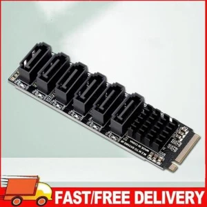M2 M-EKY PCIE3.0 zu SATA6G PCIE Riser 6 Port für Festplattenunterstützung SATA - Bild 1 von 12