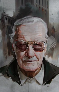 HOMENAJE: STAN LEE VIKTOR MILLER GAUSA VARIANTE METÁLICA FANEXPO DALLAS 2025 LTD 20 - Imagen 1 de 3