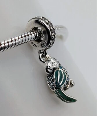 Pandora Papagai Charm Armband 925 ALE für Pandora Armbänder - Bild 1 von 4