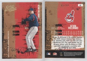 2005 Donruss Leather & Lumber Gold /50 Kevin Millwood #83