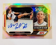 Miesha Tate 2023 Panini Select UFC Octagon Action Prizm Autograph Auto