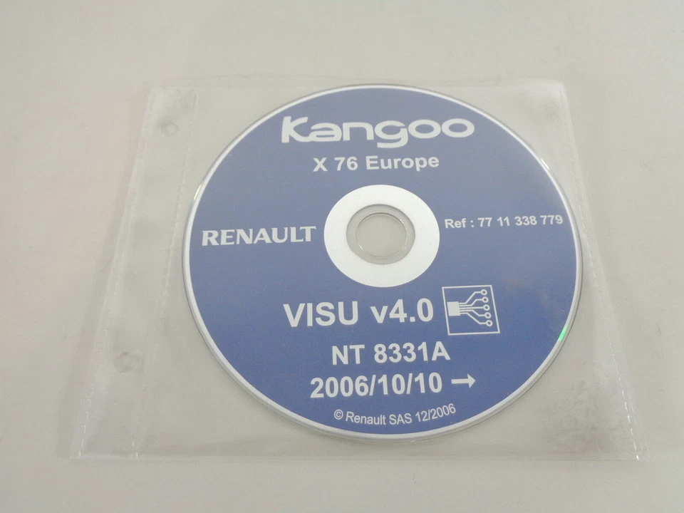 Electric Schematics On CD Renault Kangoo I Stand 10/2006 - Image 1 of 1
