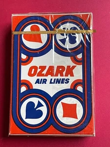 Mazo de cartas vintage sellado de Ozark Air Lines - Imagen 1 de 2
